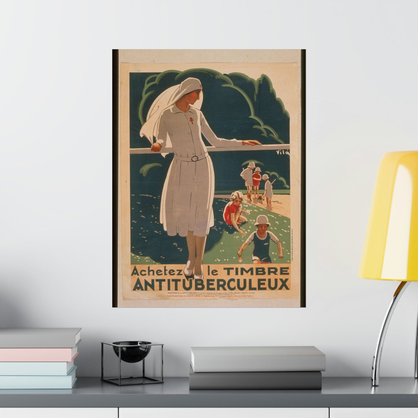 Achetez le timbre antituberculeux High Quality Matte Wall Art Poster for Home, Office, Classroom