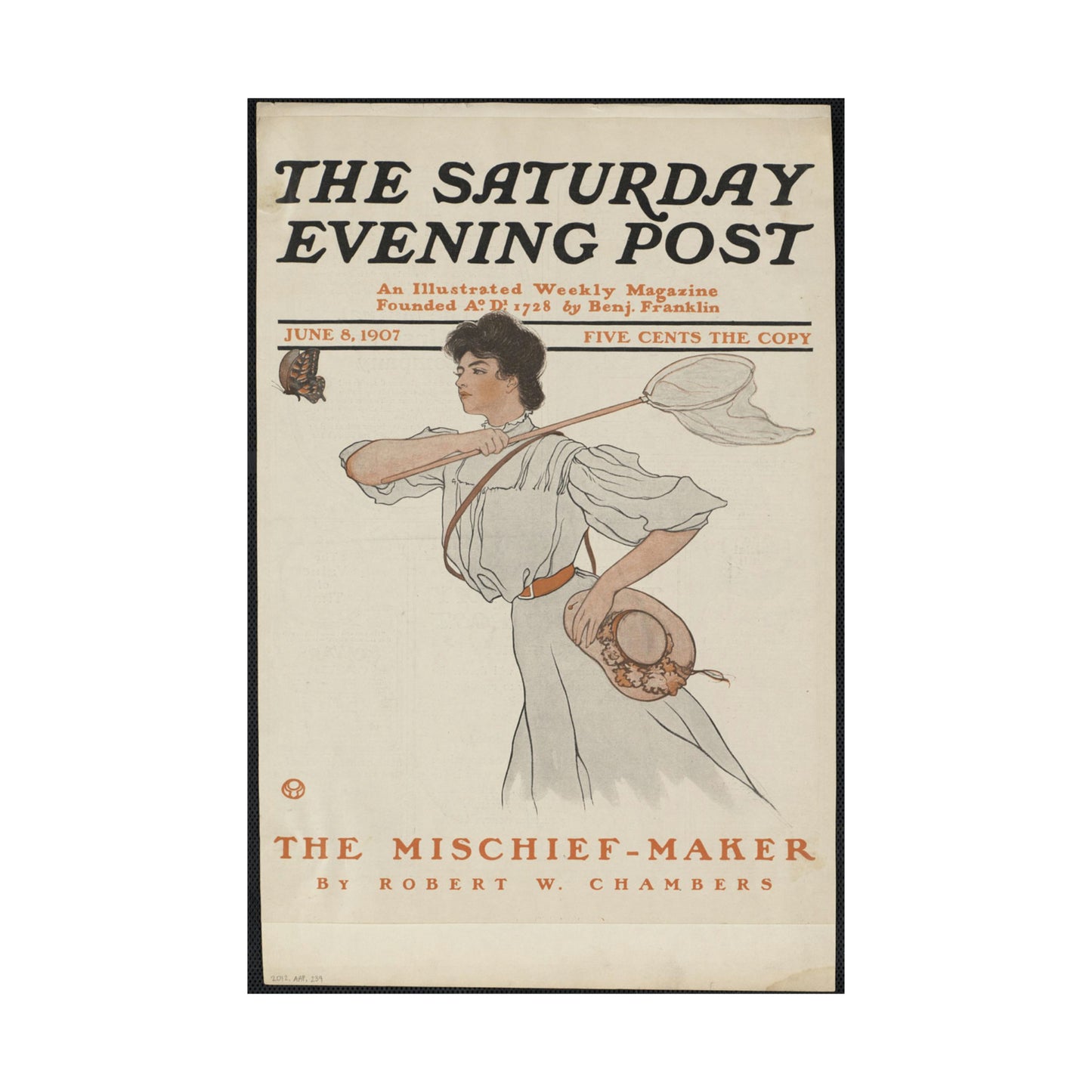 The Saturday evening post, June 8, 1907 High Quality Matte Wall Art Poster for Home, Office, Classroom