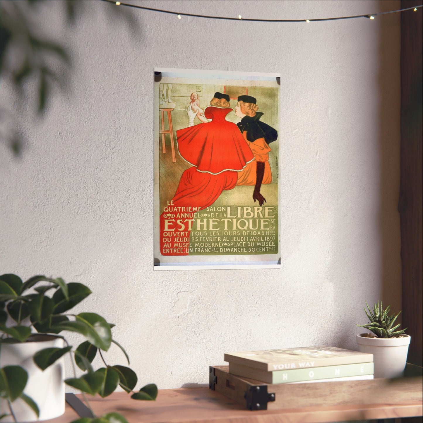 Le quatrième salon annuel de la Libre Esthétique High Quality Matte Wall Art Poster for Home, Office, Classroom