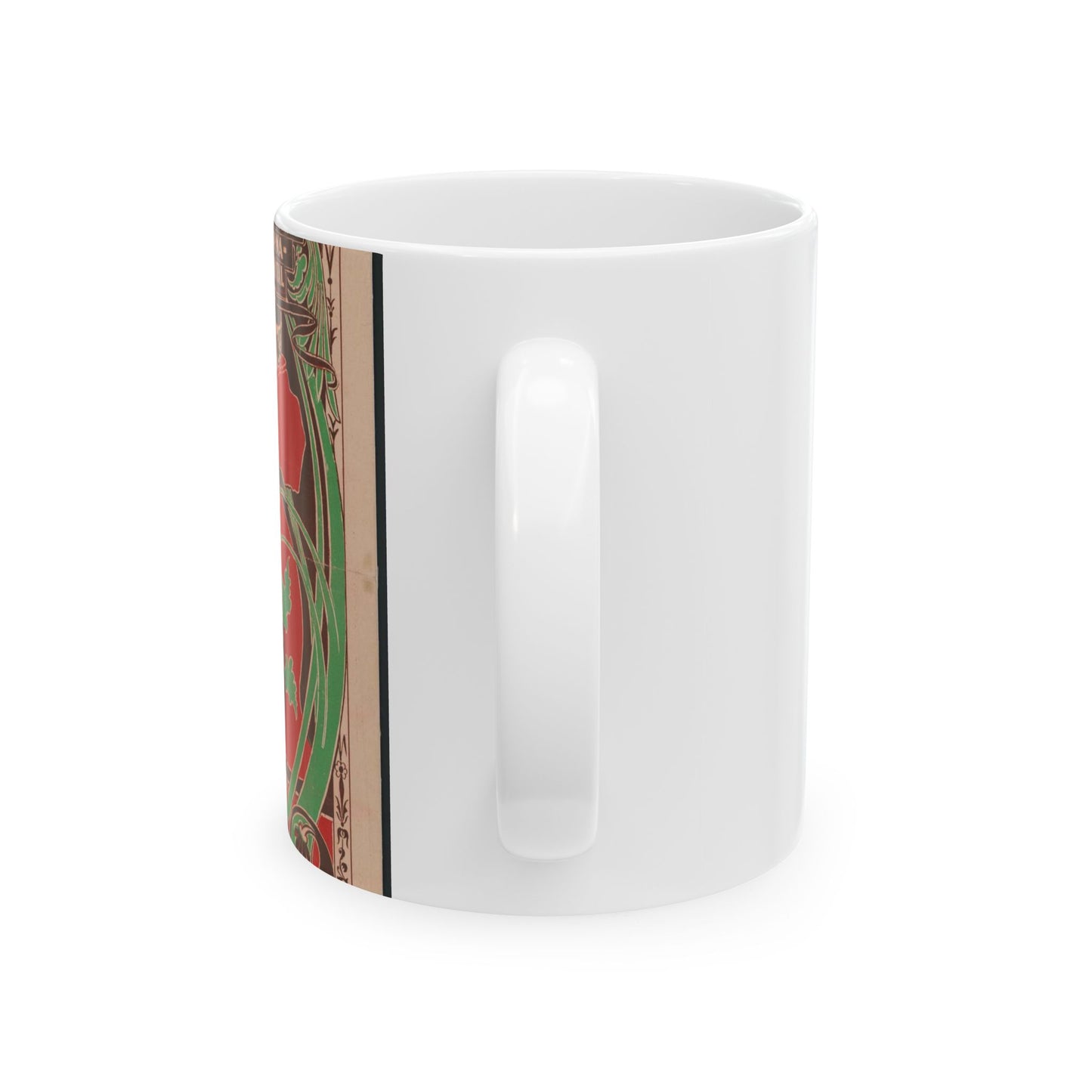Flower pot stands sold here - Public domain  engraving Beautiful Novelty Ceramic Coffee Mug 11oz