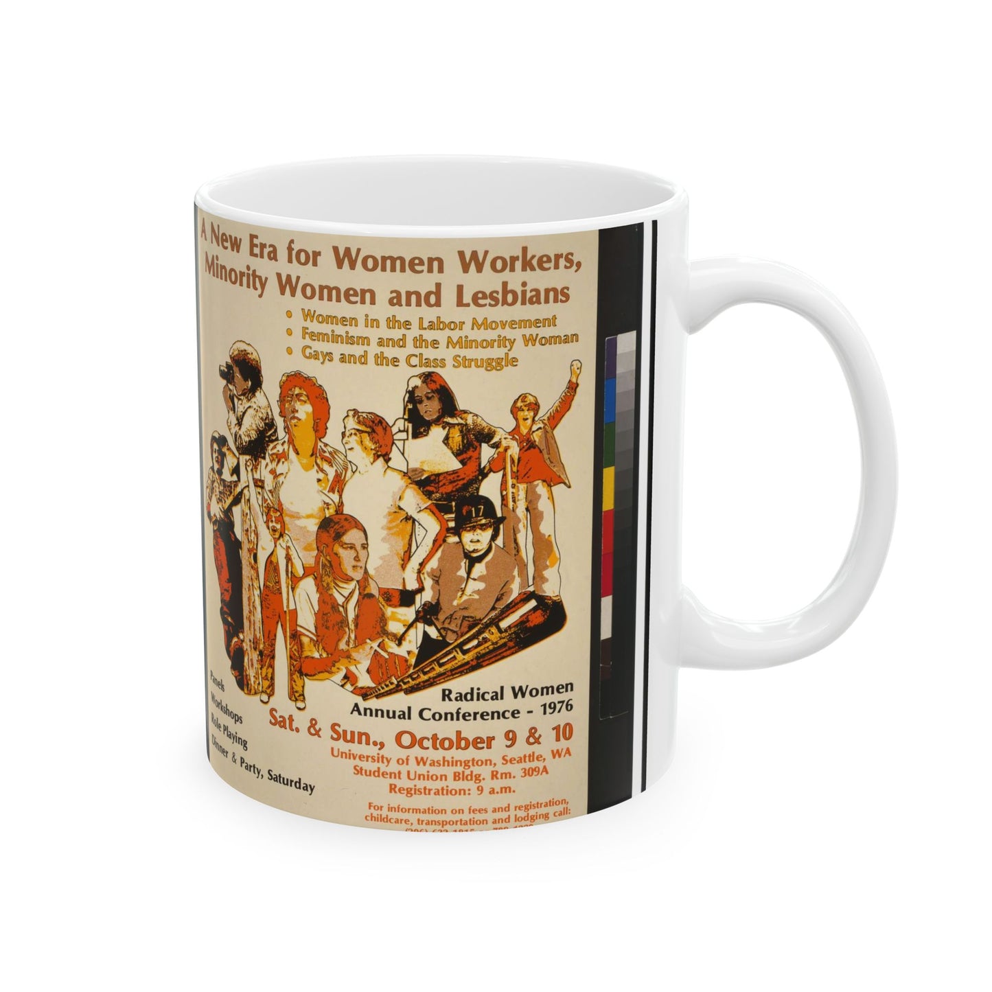 A new era for women workers, minority women and lesbians Beautiful Novelty Ceramic Coffee Mug 11oz