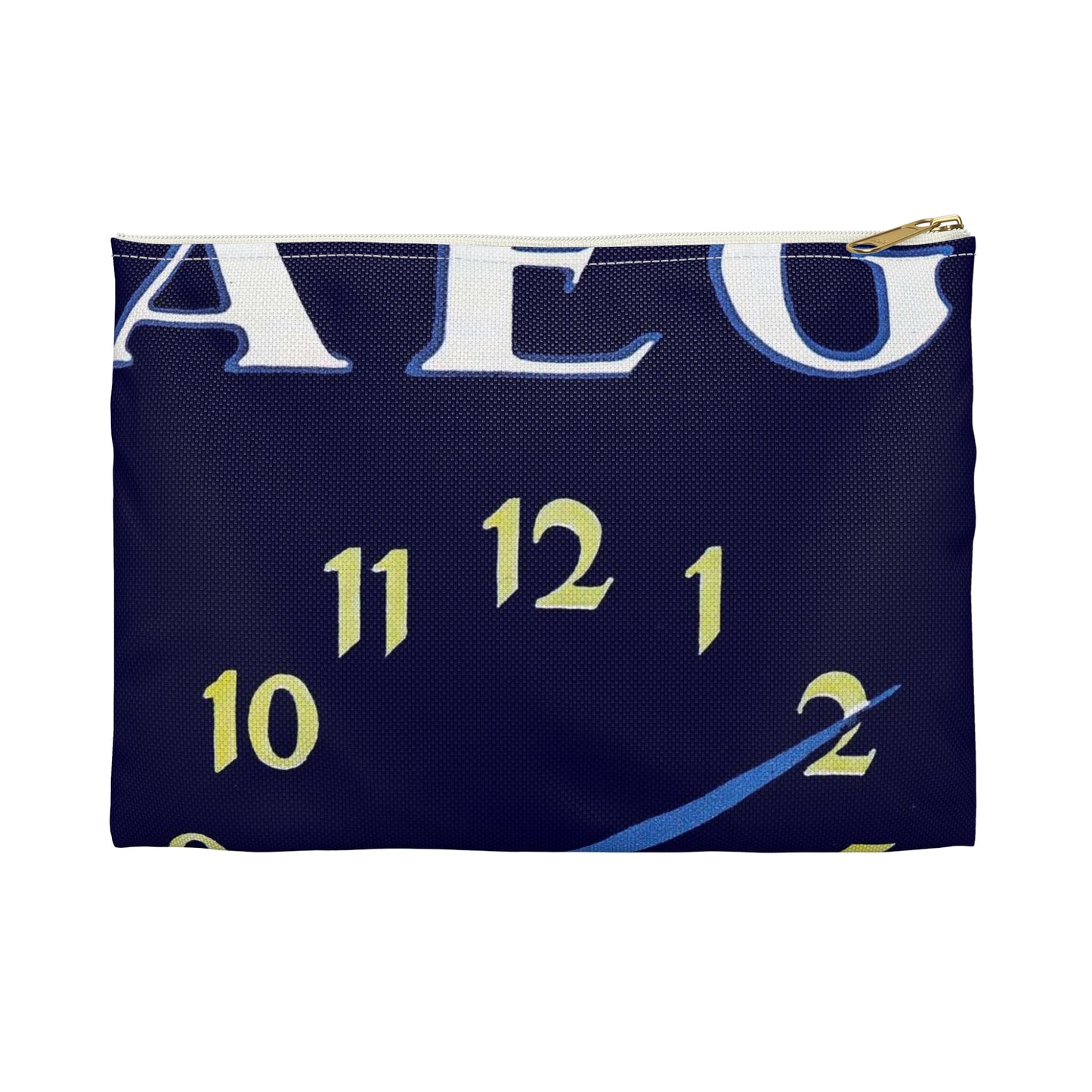 Advertisement Poster: 118aeg - Art Deco public domain image Large Organizer Pouch with Black Zipper