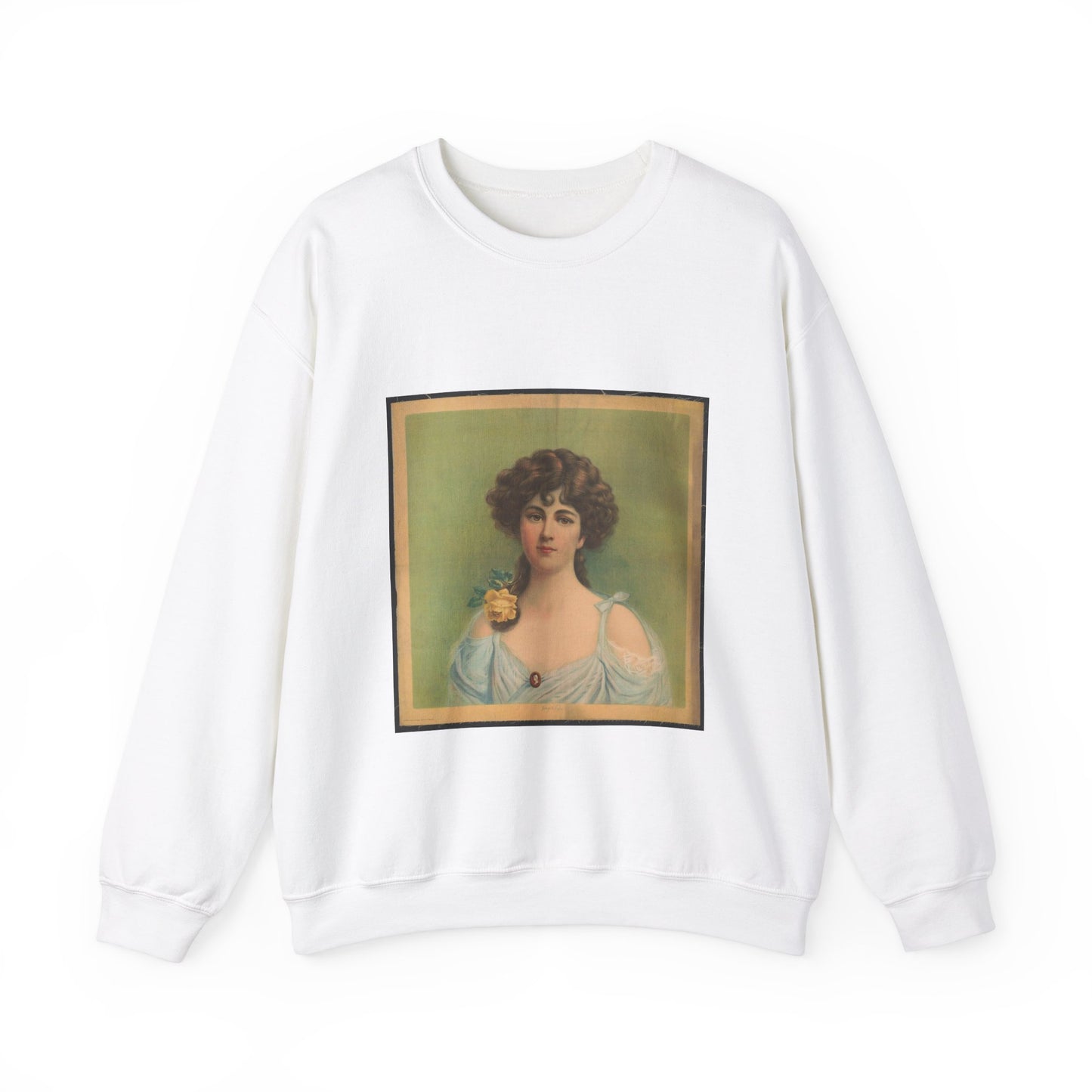 Hazel eyes - Print, Library of Congress collection White Heavy Blend Adult Crew Neck SweatShirt