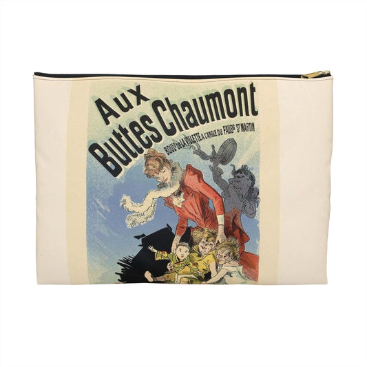 Maîtres de l'affiche V 4 - Pl 169 - Jules Chéret Large Organizer Pouch with Black Zipper