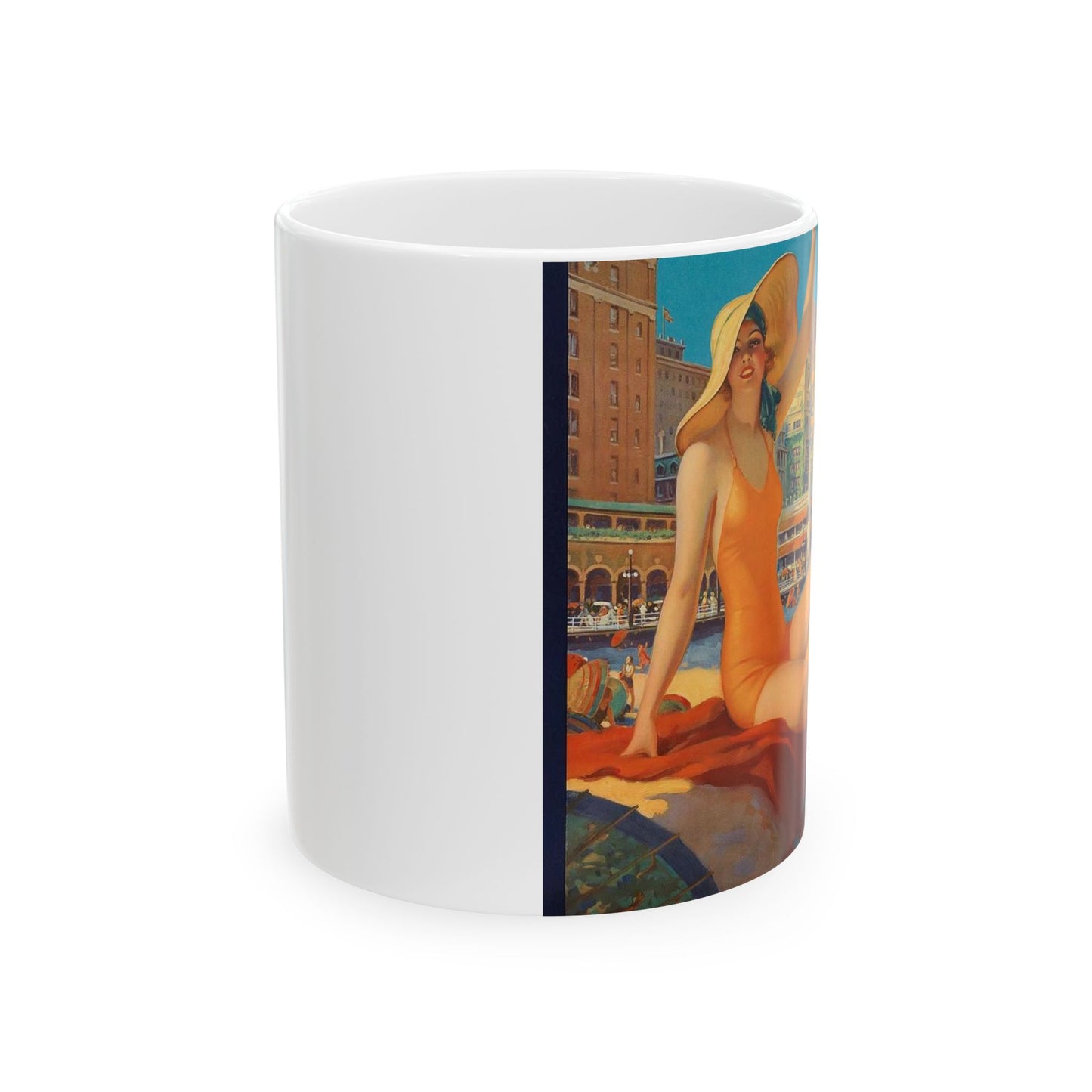 Edward M. Eggleston - Pennsylvania Railroad - Atlantic City, 1935 Beautiful Novelty Ceramic Coffee Mug 11oz