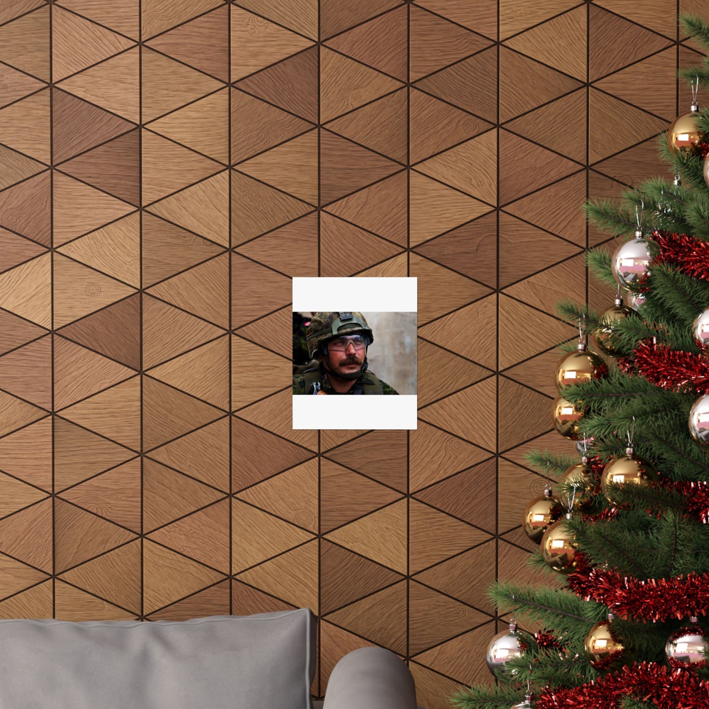 Cpl. Dean Disotell, a heavy-machine gunner with Company High Quality Matte Wall Art Poster for Home, Office, Classroom