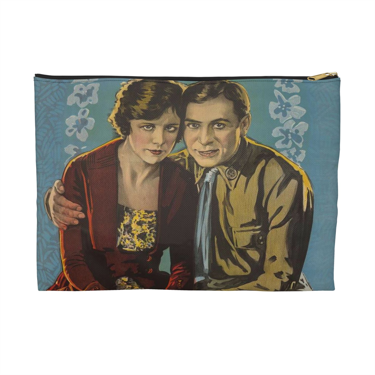 Adolph Zukor presents a John Emerson - Anita Loos production, Shirley Mason and Ernest Truex in Good-bye Bill by John Emerson and Anita Loos Large Organizer Pouch with Black Zipper