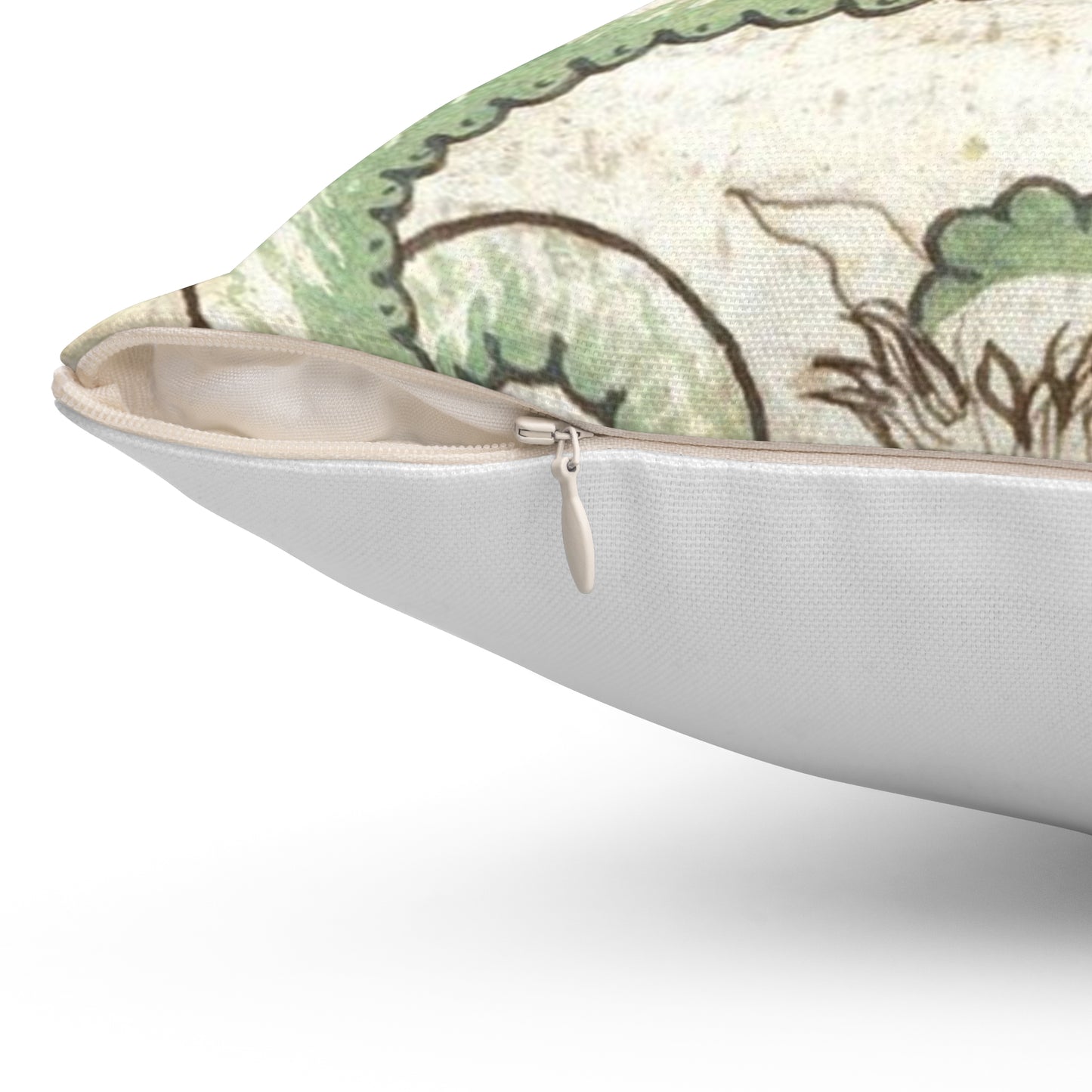 Dragon from BL Sloane 1171, f. 18v Decorative Accent Square Pillow