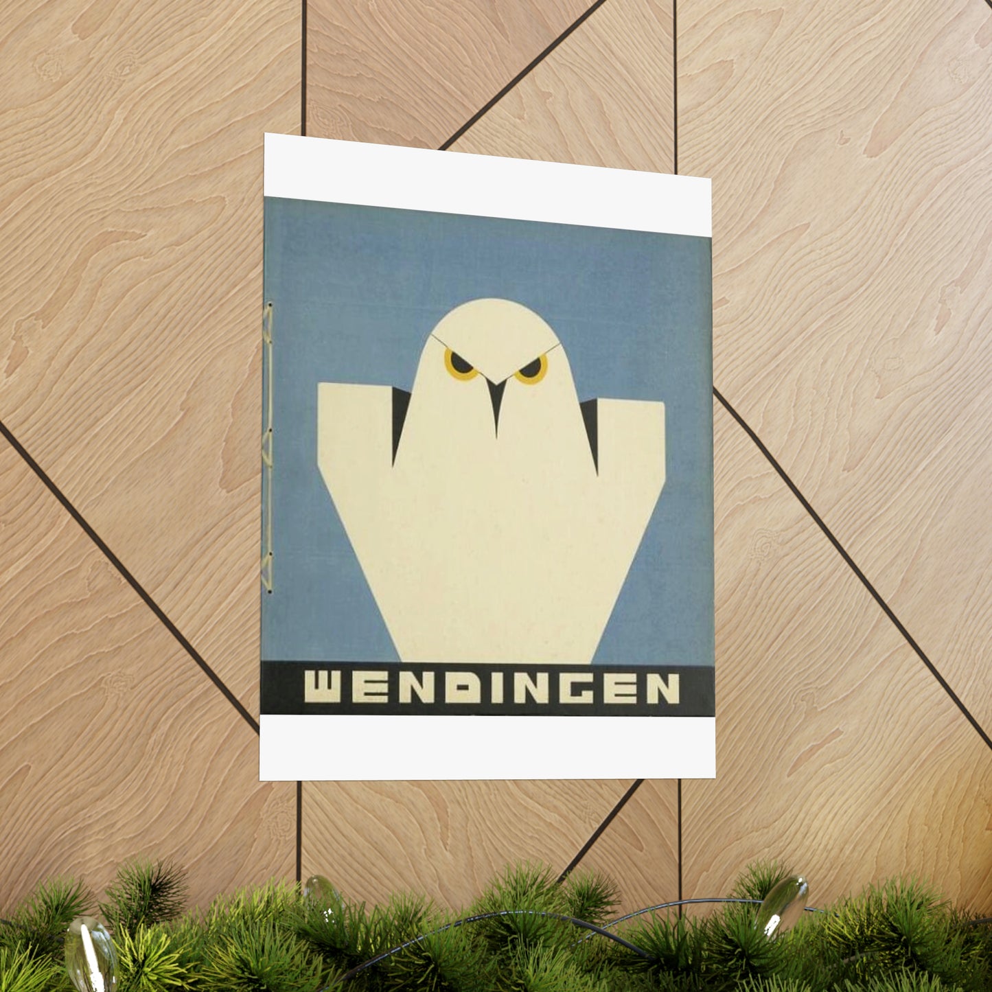 Wendingen Series 12 No. 01 - Art Deco public domain image High Quality Matte Wall Art Poster for Home, Office, Classroom