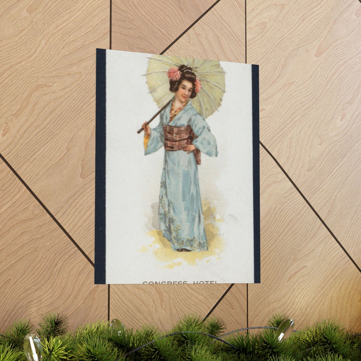 TEA [held by] JAPANESE TEA ROOM [at] "CONGRESS HOTEL, CHICAGO IL" (REST;) High Quality Matte Wall Art Poster for Home, Office, Classroom