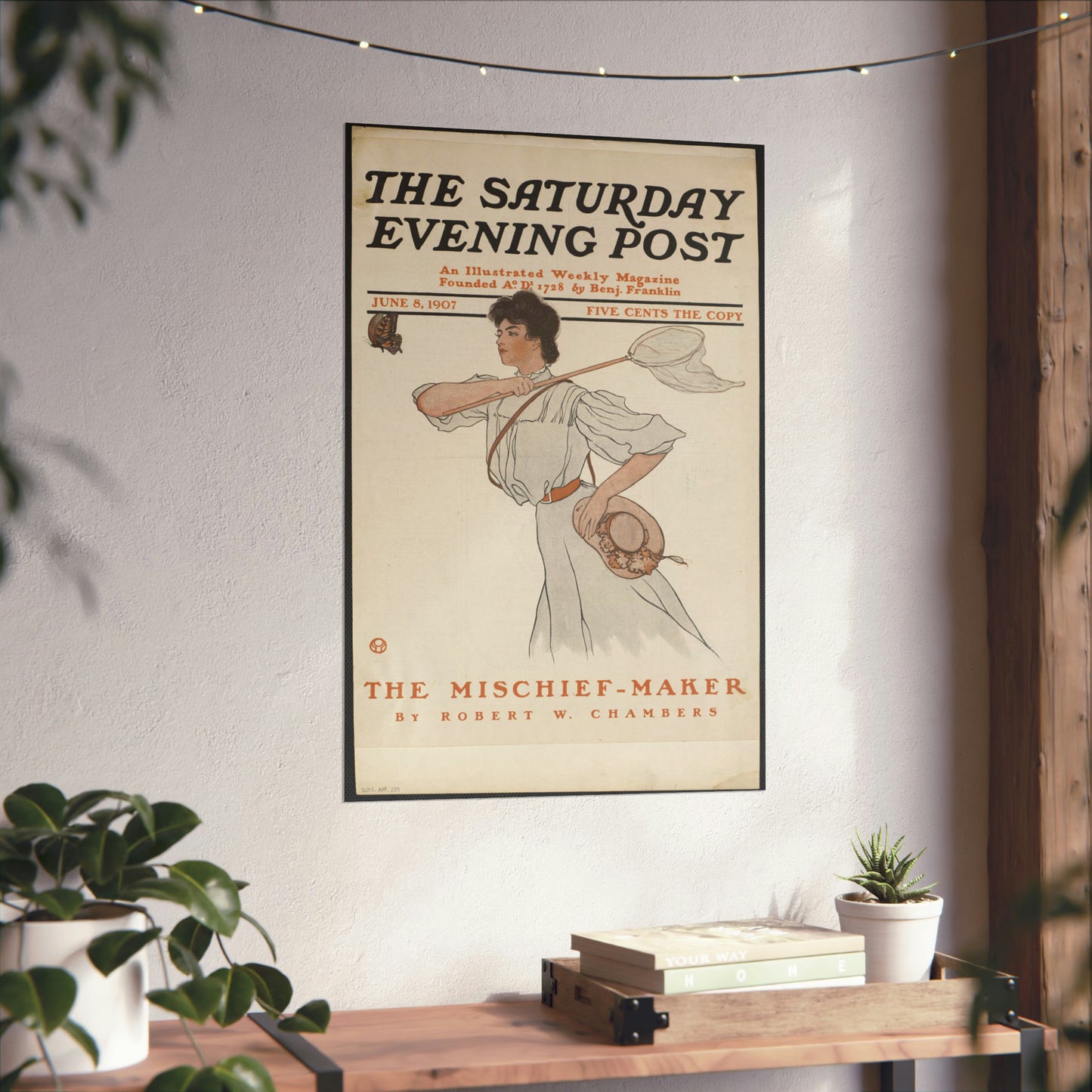 The Saturday evening post, June 8, 1907 High Quality Matte Wall Art Poster for Home, Office, Classroom