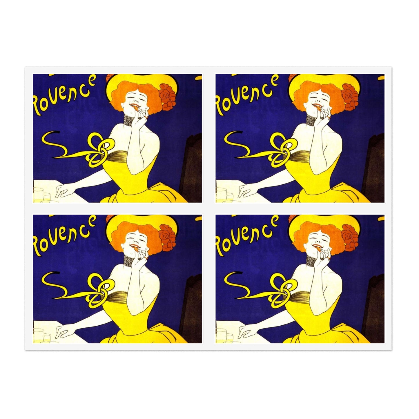 Amandines de Provence, poster by Leonetto Cappiello, 1900 Laminated UV Protective Vinyl Stickers