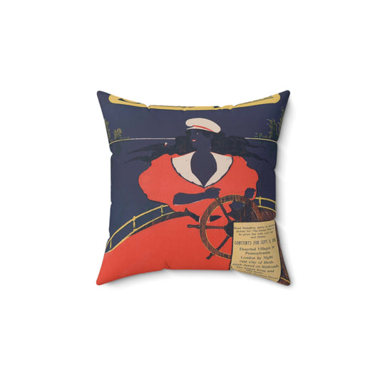 Contents for Sept. 8, 1895: Deserted villages in Pennsylvania.. Decorative Accent Square Pillow