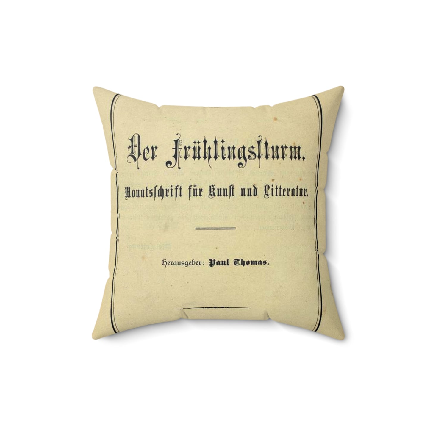 Fruhlingssturm 2 Decorative Accent Square Pillow