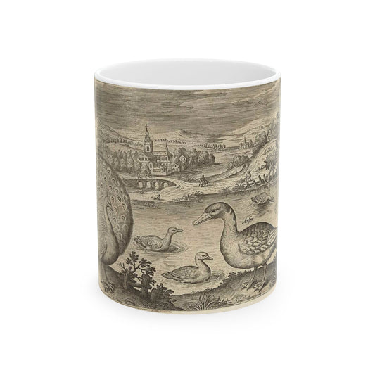 Adriaen Collaert - Enkele vogels in een landschap Beautiful Novelty Ceramic Coffee Mug 11oz