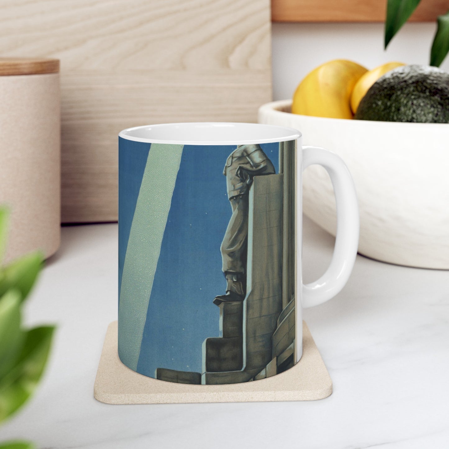 Trieste. Vintage Travel Posters, 1920s-1930s Beautiful Novelty Ceramic Coffee Mug 11oz