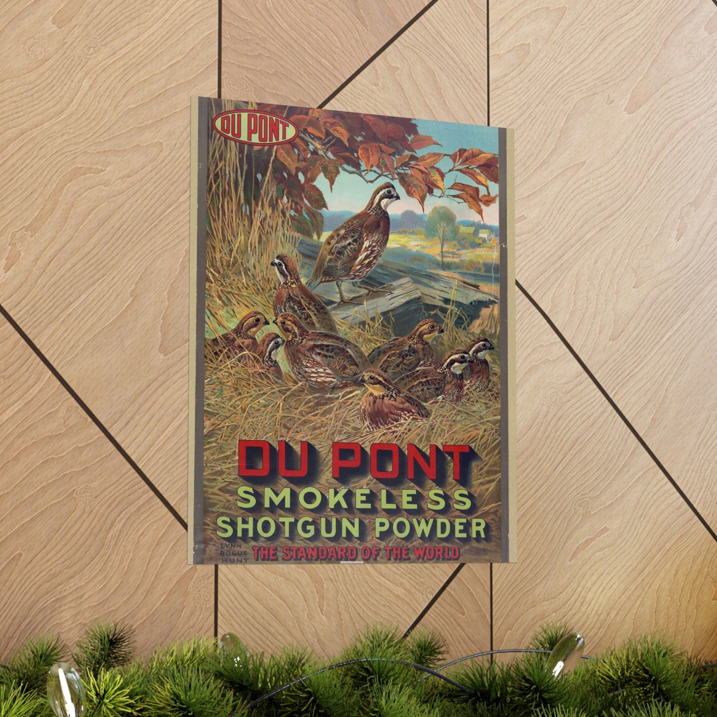 Du Pont smokeless shotgun powder - the standard of the world High Quality Matte Wall Art Poster for Home, Office, Classroom