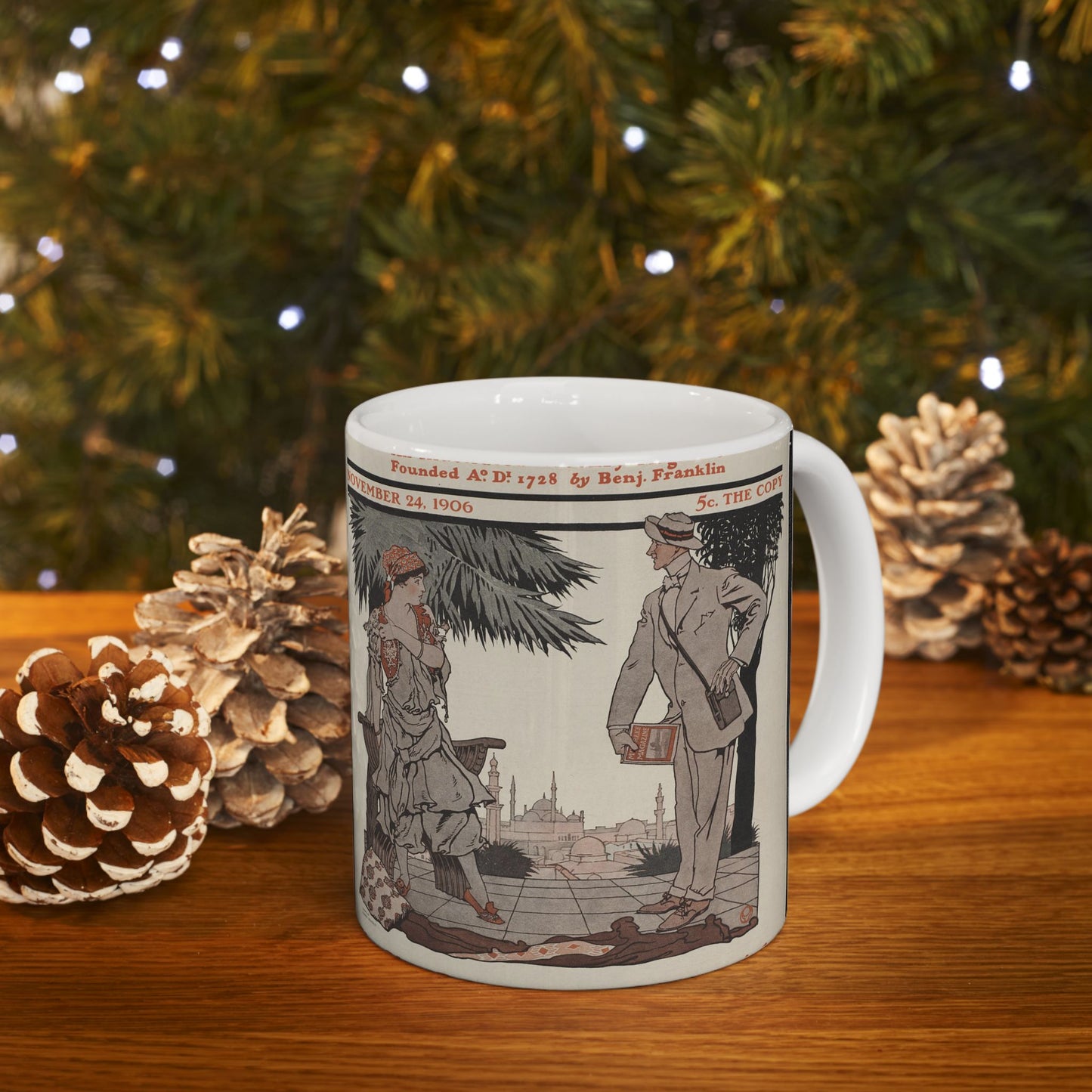 The Saturday evening post, November 24, 1906 Beautiful Novelty Ceramic Coffee Mug 11oz