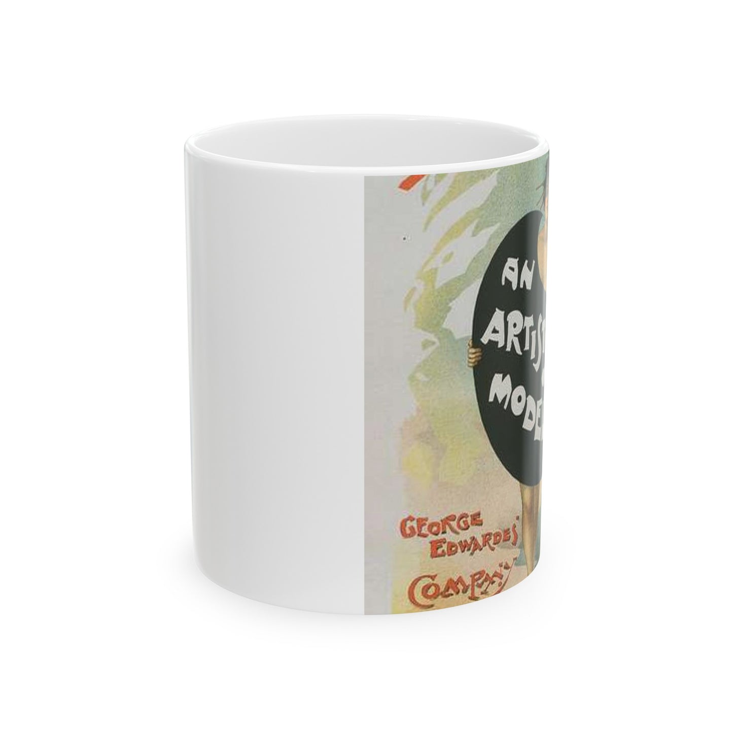 Affiche anglaise pour le Daly's Théâtre, "An Artist's Model" Beautiful Novelty Ceramic Coffee Mug 11oz