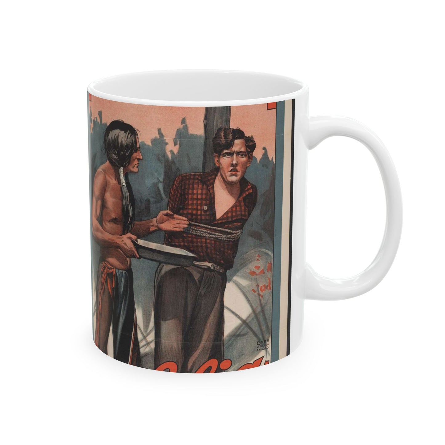 The way of the redman Blood of his fathers. Beautiful Novelty Ceramic Coffee Mug 11oz