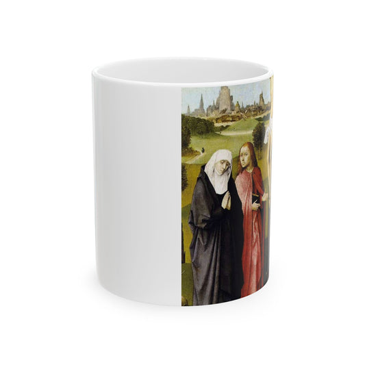 Hieronymus Bosch - CrucifixionWithADonorBosch Beautiful Novelty Ceramic Coffee Mug 11oz