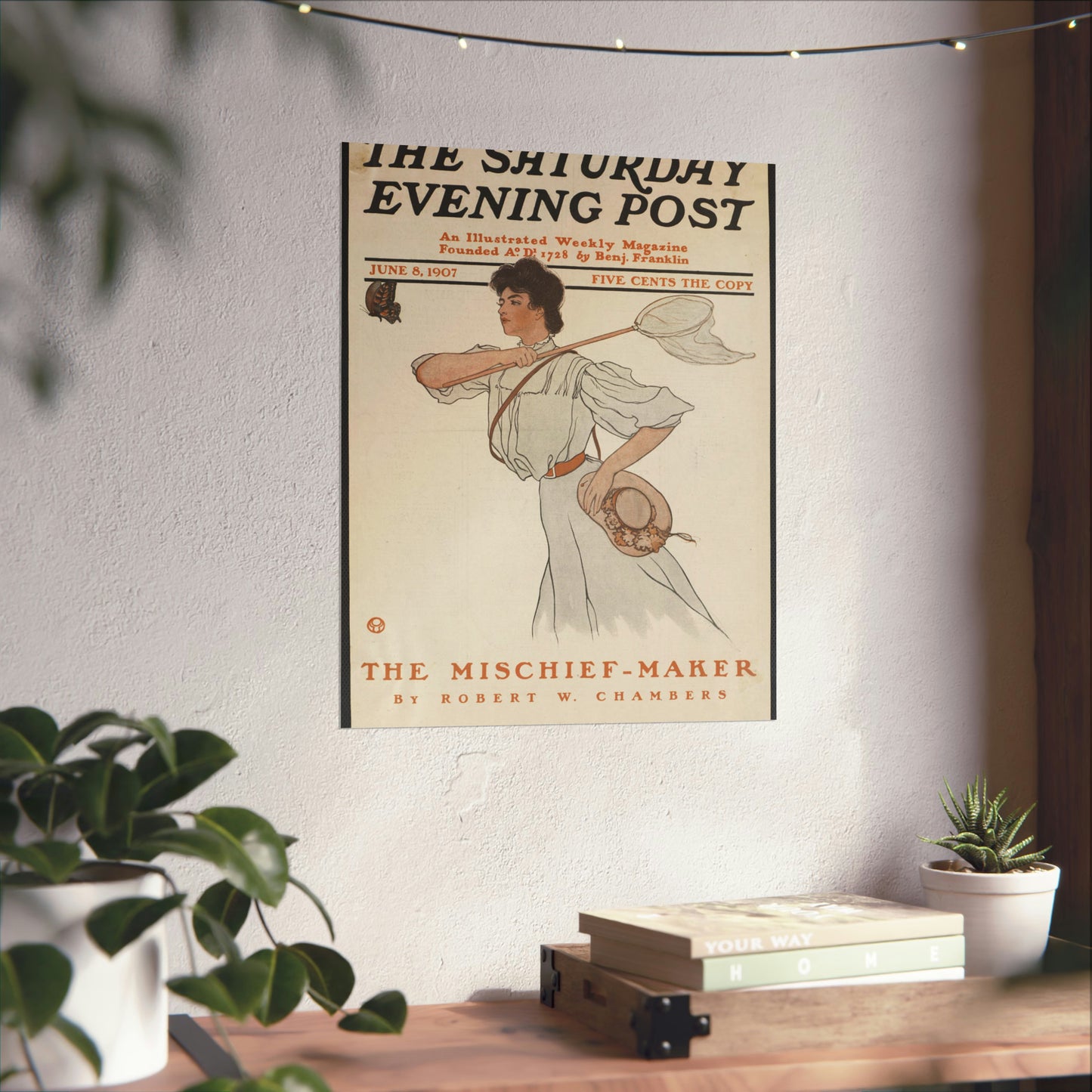 The Saturday evening post, June 8, 1907 High Quality Matte Wall Art Poster for Home, Office, Classroom