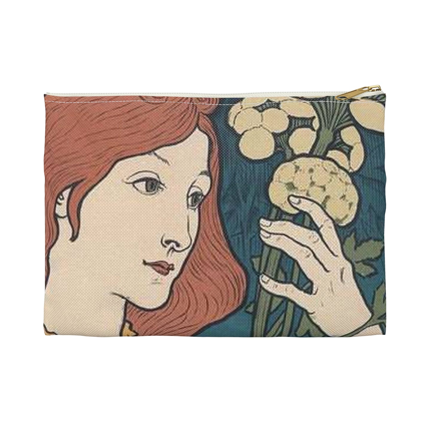 Affiche pour l' "Exposition E. Grasset" au Salon des Cent. Large Organizer Pouch with Black Zipper