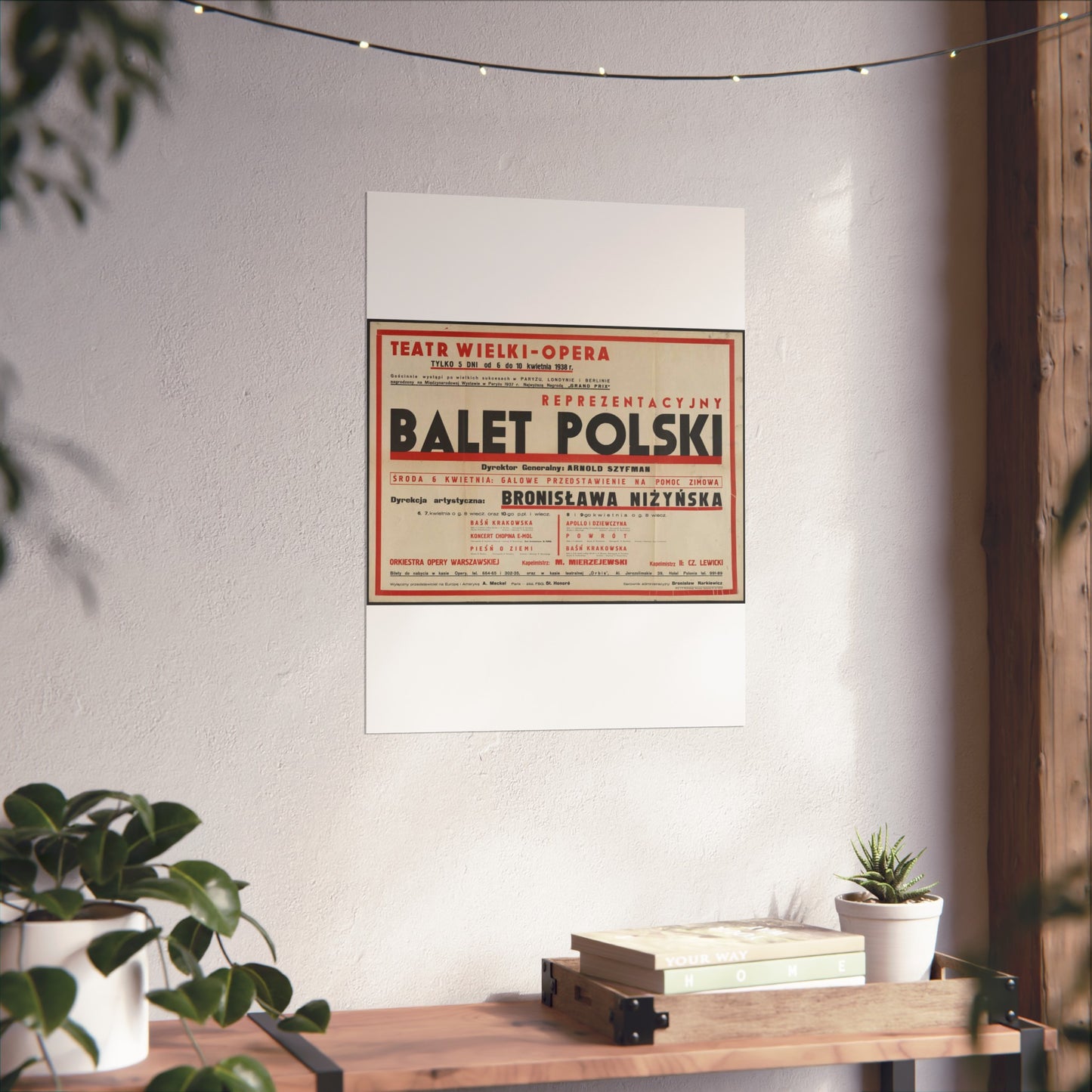 Balet Polski [2] High Quality Matte Wall Art Poster for Home, Office, Classroom