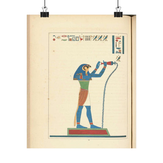 Thoth Trismégiste, le premier Hermès, Hermès Trismégiste. High Quality Matte Wall Art Poster for Home, Office, Classroom