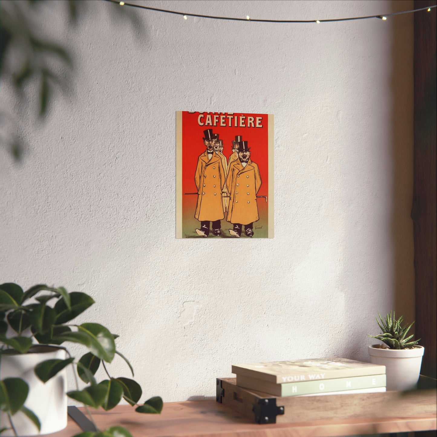 Affiche pour la "Chicorée Bonne Cafetière". High Quality Matte Wall Art Poster for Home, Office, Classroom