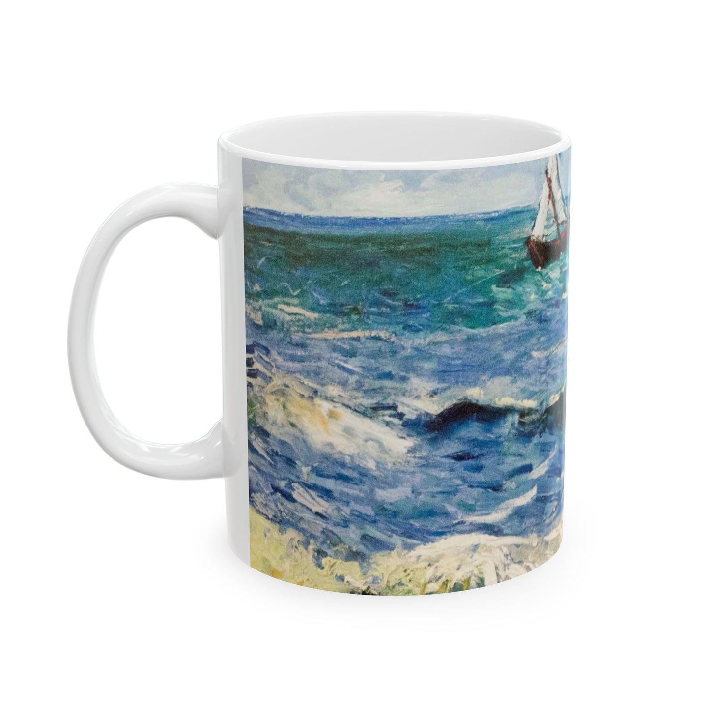 Seascape at Saintes-Maries - My Dream Beautiful Novelty Ceramic Coffee Mug 11oz