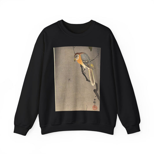 Koson - the-spiderweb, Ohara Koson Black Heavy Blend Adult Crew Neck SweatShirt