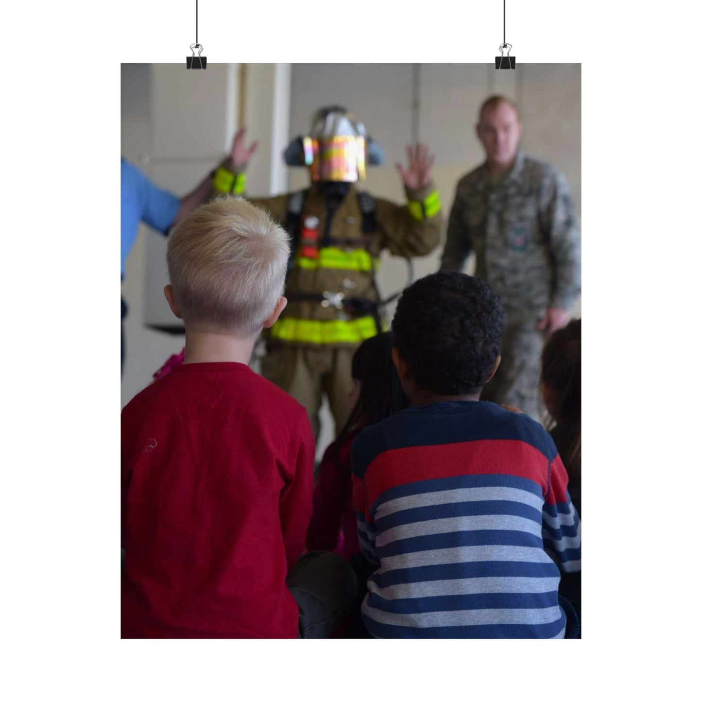 Students from Samuel P. Langley Elementary School, High Quality Matte Wall Art Poster for Home, Office, Classroom