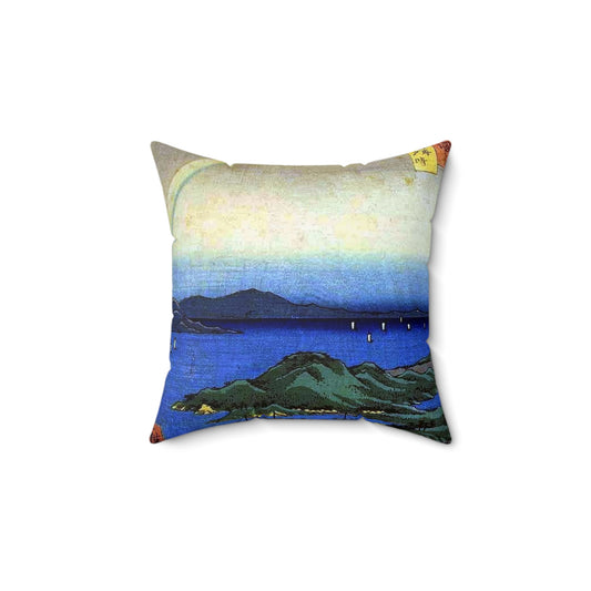 Hiroshige Tsushima, Utagawa Hiroshige Decorative Accent Square Pillow