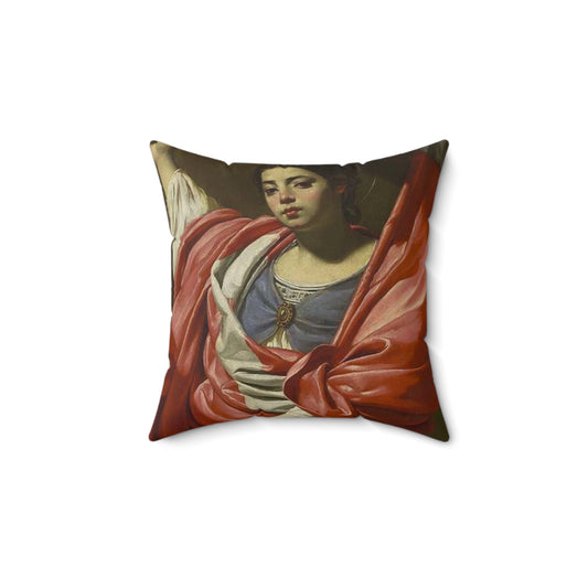 Vouet - School of - St. Ursula, c. 1620, 1961.285 Decorative Accent Square Pillow