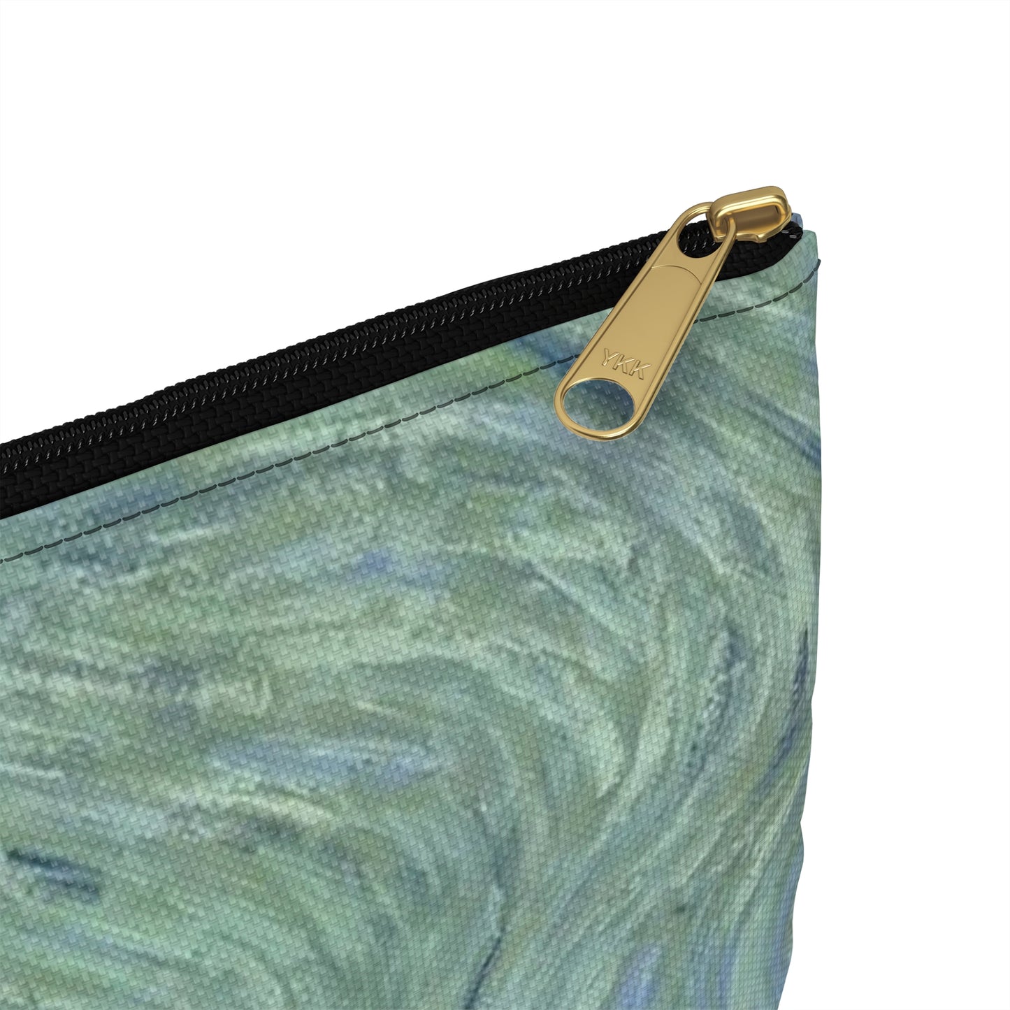 A painting of a man in a suit and tie. Van gogh illustration insanity. Large Organizer Pouch with Black Zipper