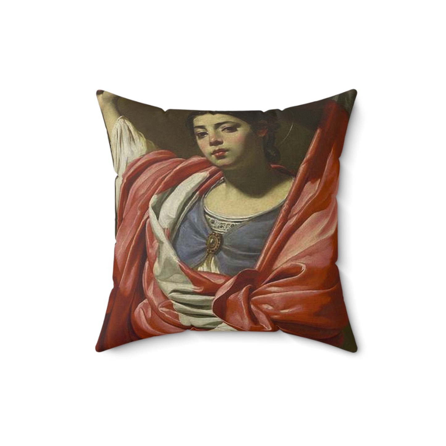 Vouet - School of - St. Ursula, c. 1620, 1961.285 Decorative Accent Square Pillow