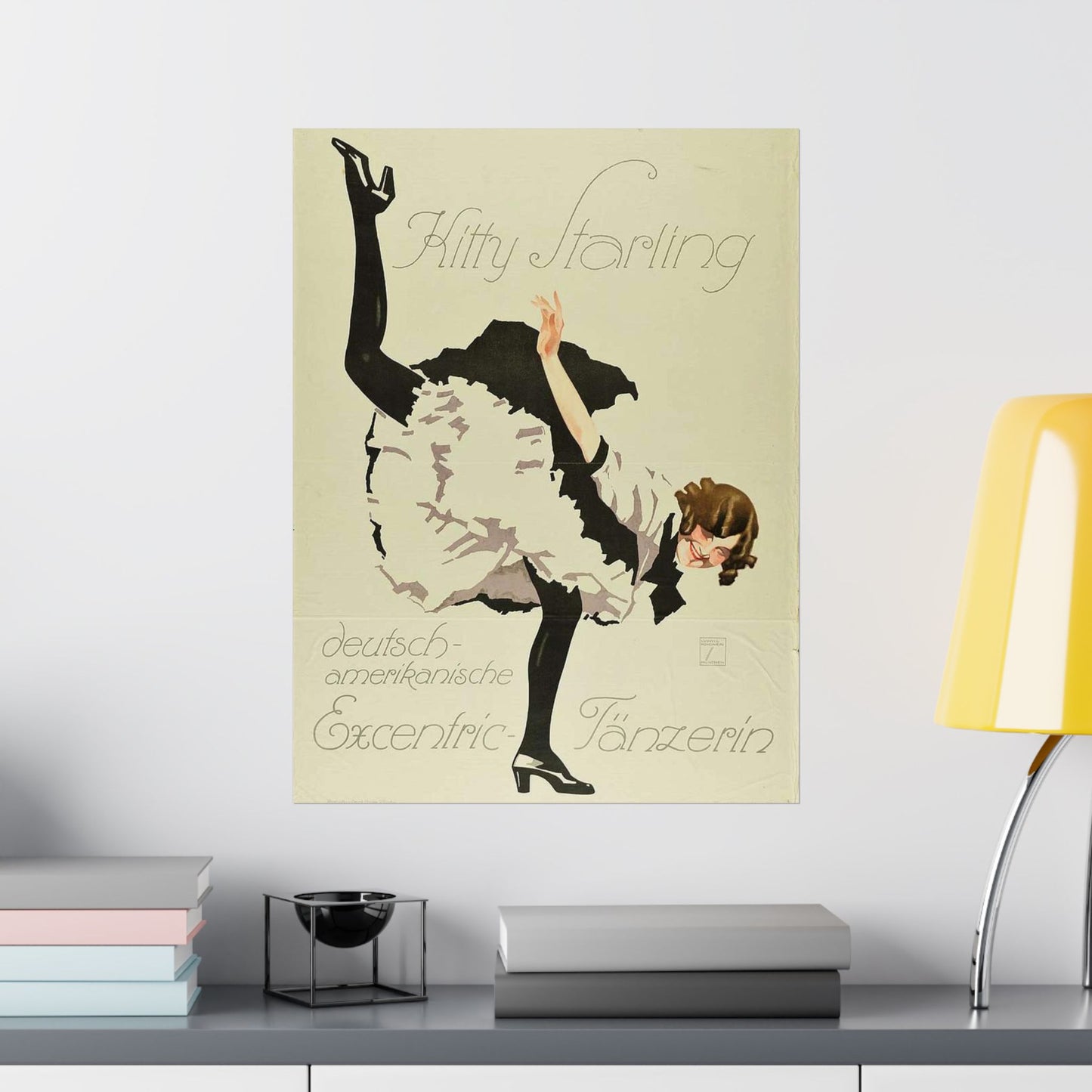 Kitty Starling - deutsch-amerikanische Excentric-Tänzerin, 1914 High Quality Matte Wall Art Poster for Home, Office, Classroom