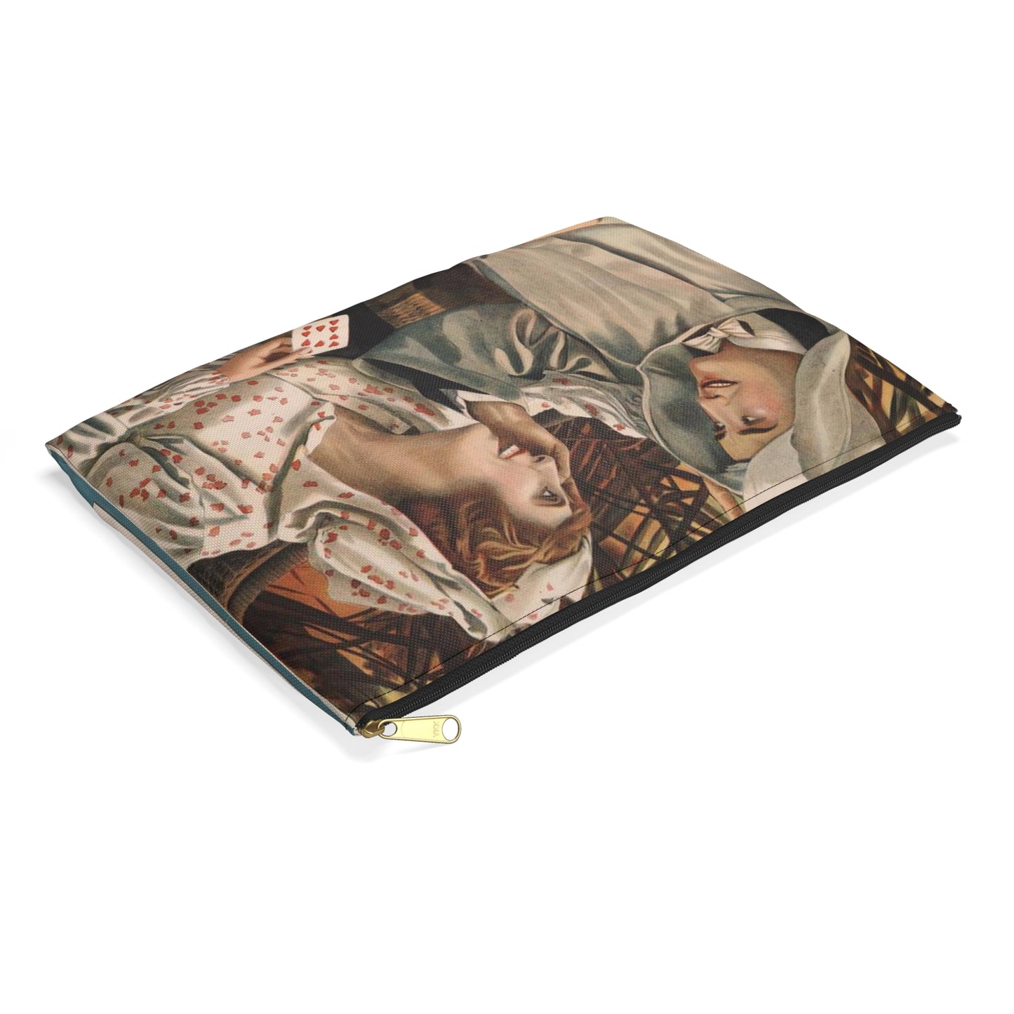 Selig presents hearts and masks Galloping Dick's waterloo, a sensational society drama taken from the famous novel by Harold MacGrath. Large Organizer Pouch with Black Zipper