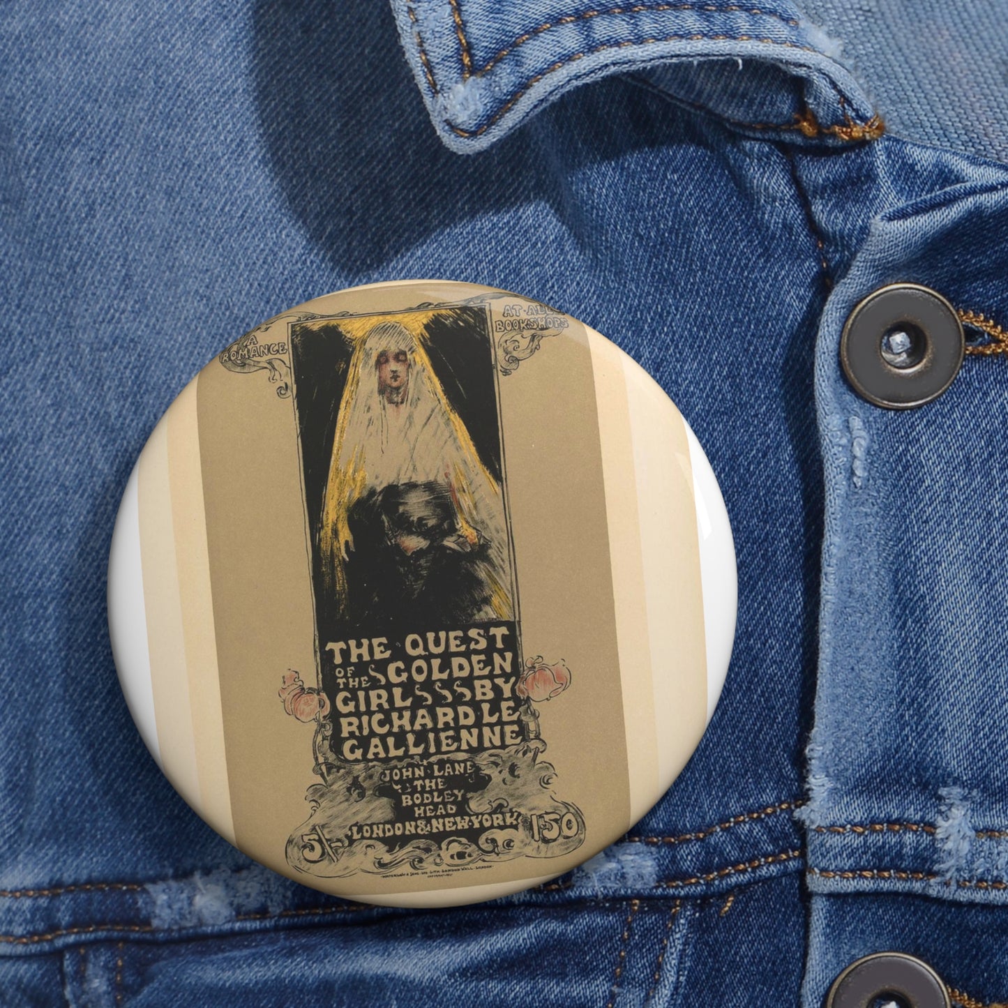 Maîtres de l'affiche V 3 - Pl 128 - Ethel Reed Pin Buttons with Crisp Design