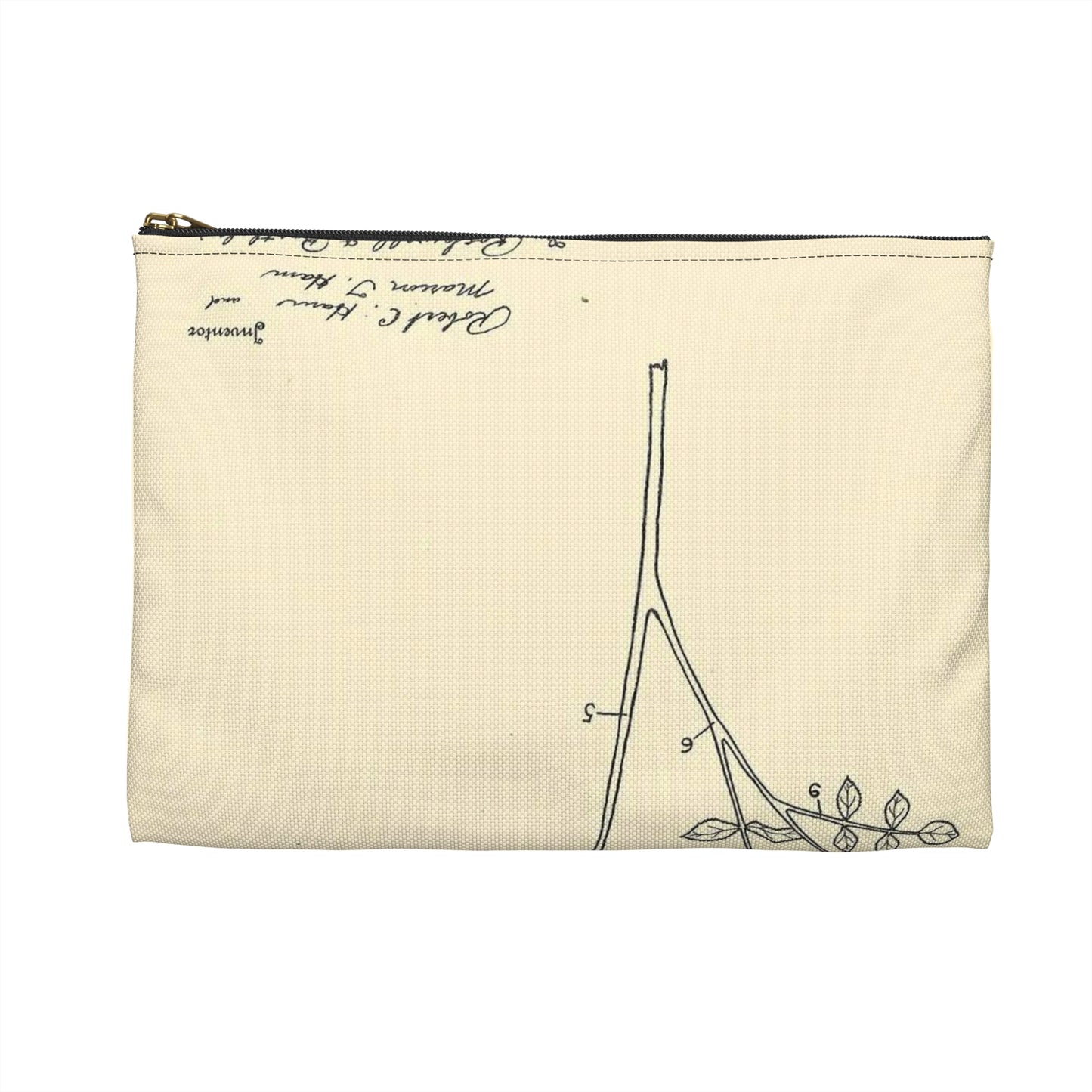 Patent Case File No. 1,831,559, Artificial Flower, Inventor(s)- Robert C. Ham and Marion T. Ham. - DPLA - 08745302078898b8870d70b04cb216a9 (page 5) Large Organizer Pouch with Black Zipper