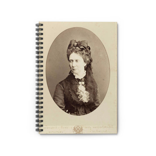 Maria Alexandrovna (Marie of Hesse) Spiral Bound Ruled Notebook with Printed Cover