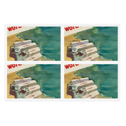 A Careless Word... Another Loss Laminated UV Protective Vinyl Stickers