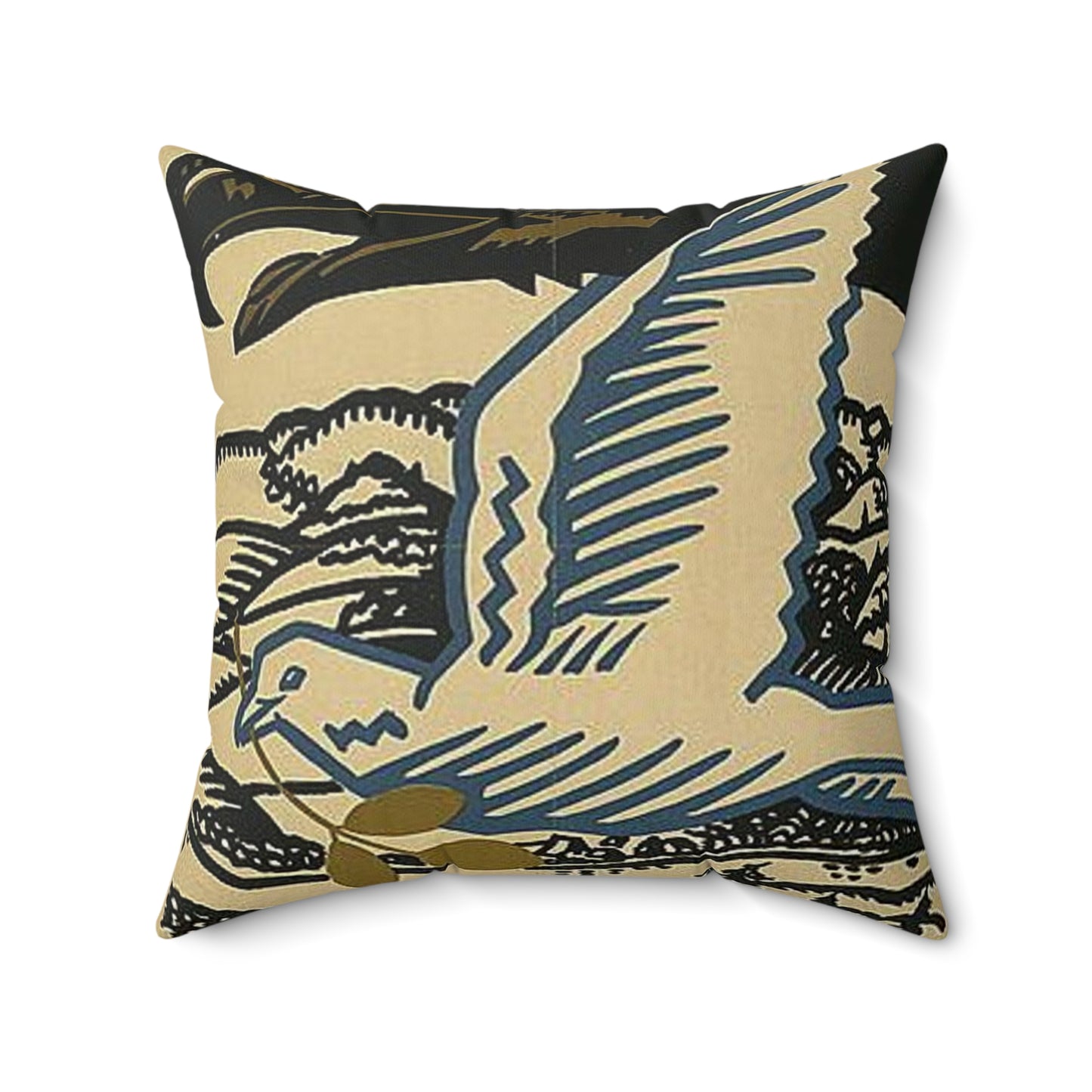 WWIposter12 - Art Deco public domain image Decorative Accent Square Pillow