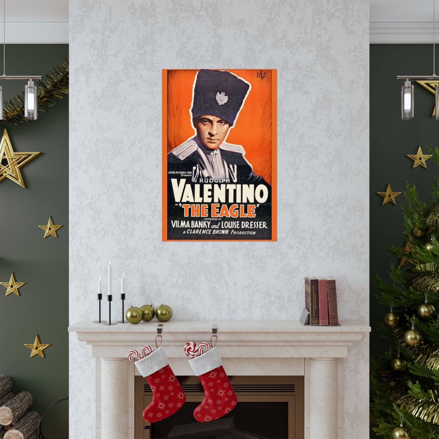 The-Eagle-1925-Rudolph-Valentino High Quality Matte Wall Art Poster for Home, Office, Classroom