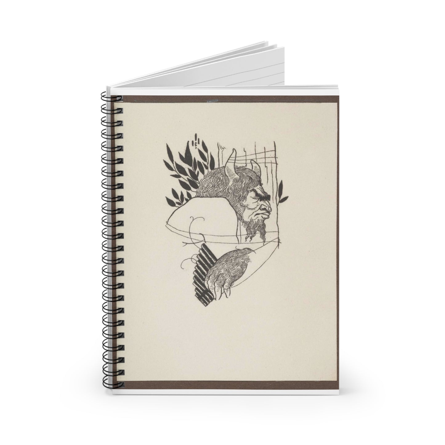 Grotesques by Aubrey Beardsley. Facsimile Platinum Prints by Frederick H. Evans from the Twelve Original Drawings in His Collection with a Portrait Frontispiece MET DP366708 Spiral Bound Ruled Notebook with Printed Cover