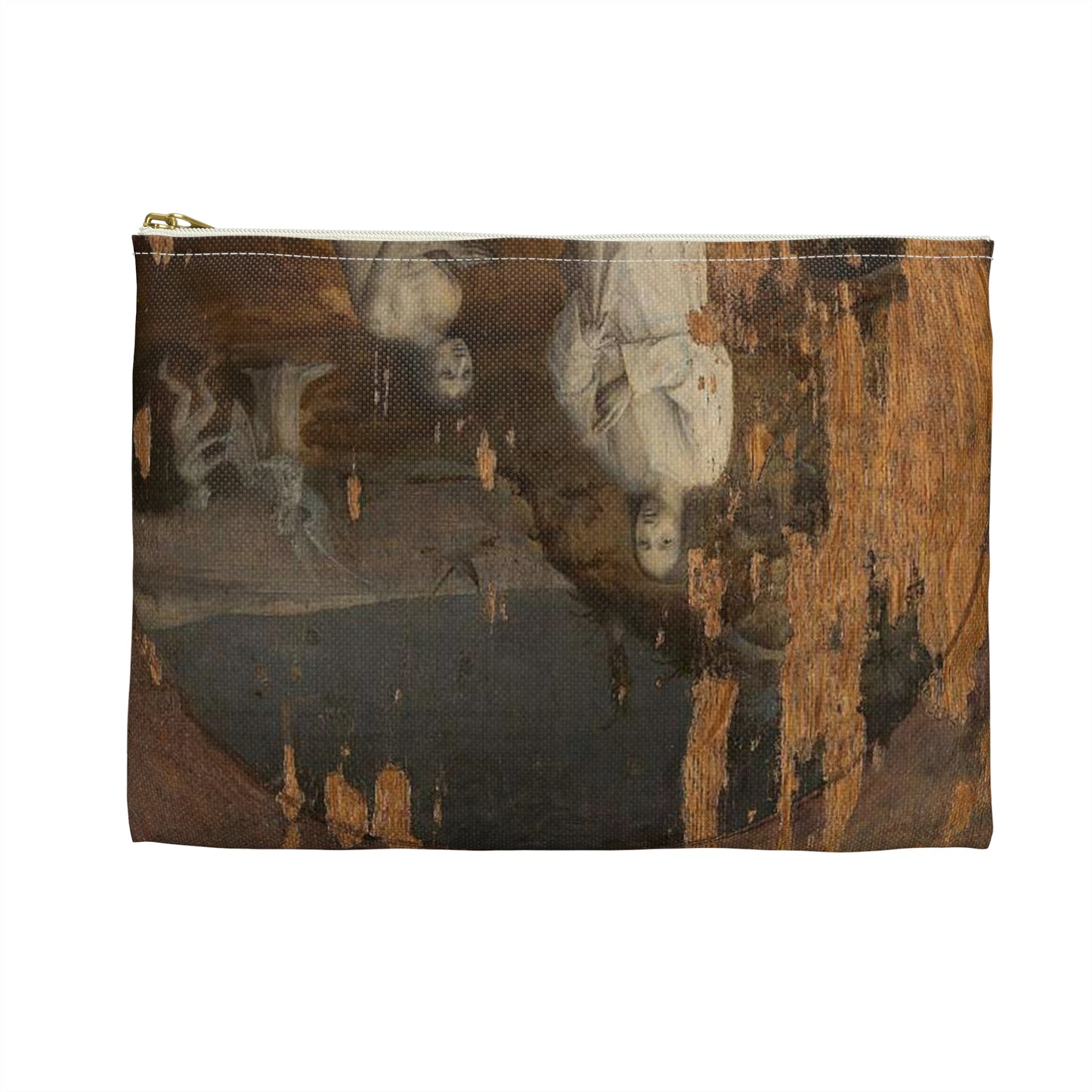 Flood Panels (The Flood – reverse), ca. 1508-1516 Large Organizer Pouch with Black Zipper