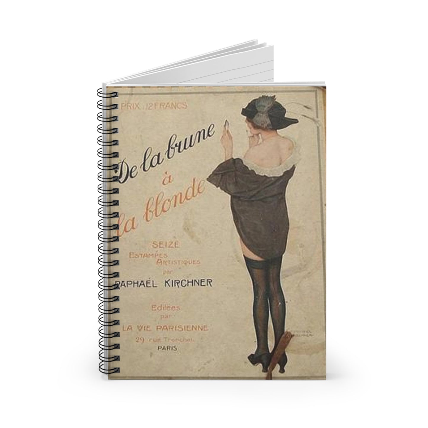 Kirchner - from-brown-to-blonde Spiral Bound Ruled Notebook with Printed Cover