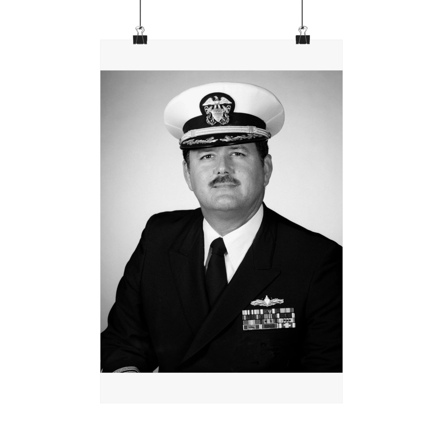 CDR Terry M. Wight, USN (covered) High Quality Matte Wall Art Poster for Home, Office, Classroom