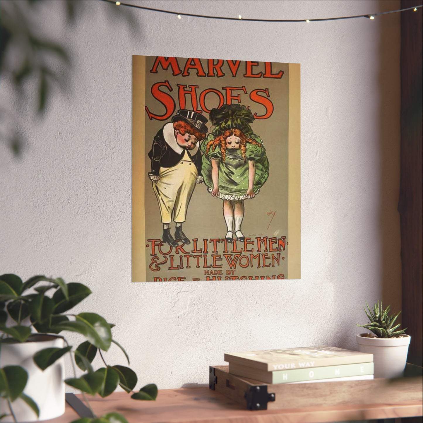 Marvel shoes for little men & little women. High Quality Matte Wall Art Poster for Home, Office, Classroom